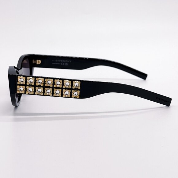 NEW GIVENCHY GV40078I 01A CAT EYE BLACK WOMEN SUNGLASSES GIVENCHY - Picture 6 of 10